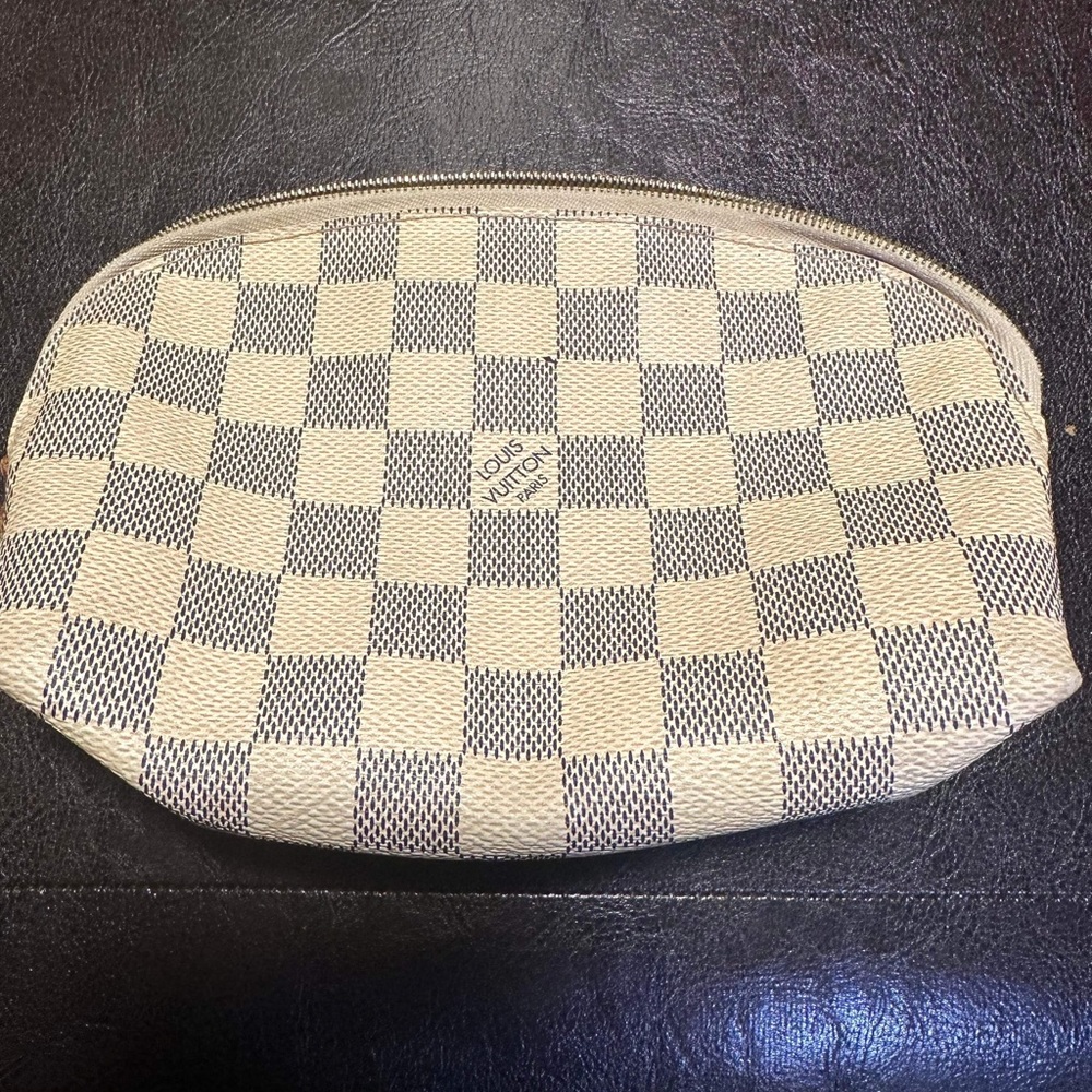 Authentic Louis Vuitton Cosmetic Pouch and Wallet Set